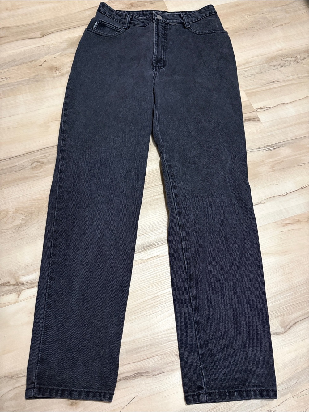 Vintage 90s Bongo Black High Waisted Tapered Mom Jeans 9 Y2K retro grunge